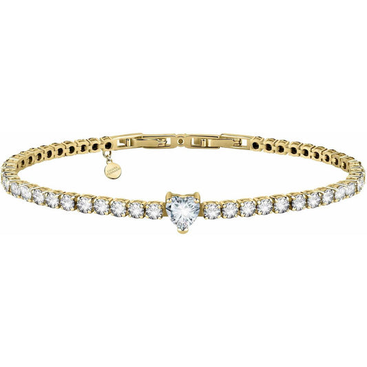 Bracciale Donna Chiara Ferragni Tennis con Cuore โ Oro 17/18,5 cm