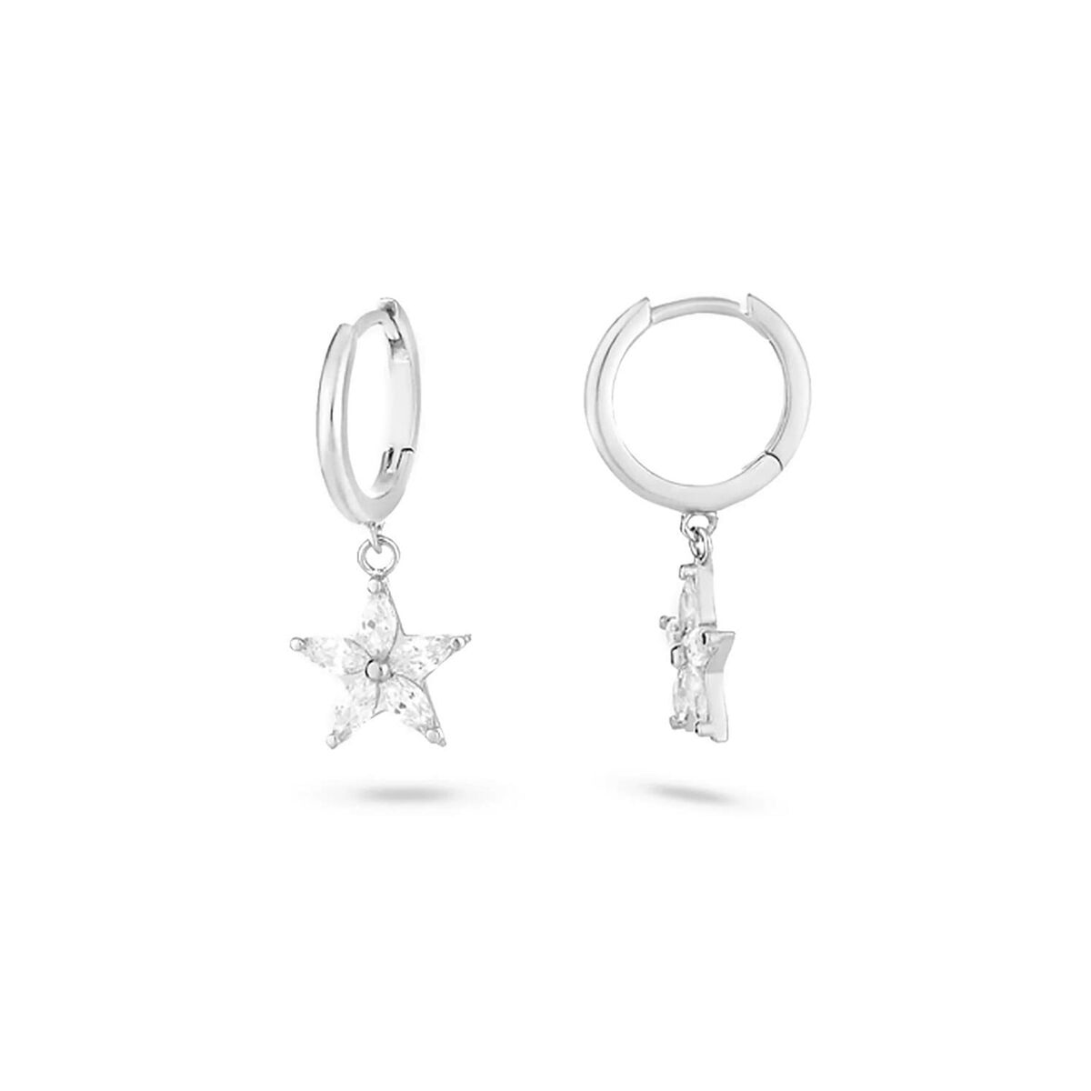 Orecchini Donna Radiant RY000042 in Acciaio Argento con Ciondolo Stella – 2,5 cm