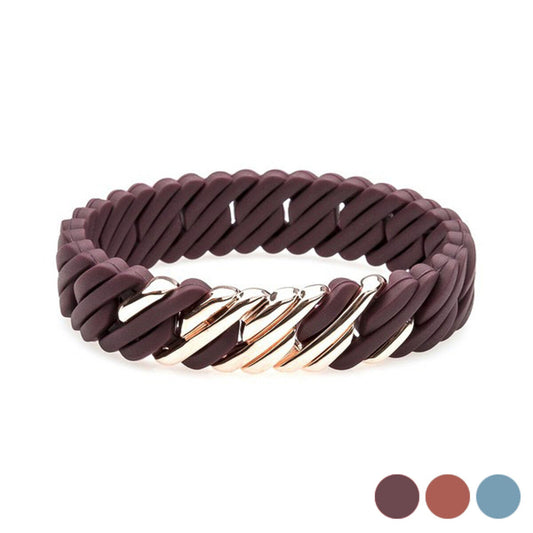 Bracciale Donna TheRubz in Silicone e Acciaio Inox