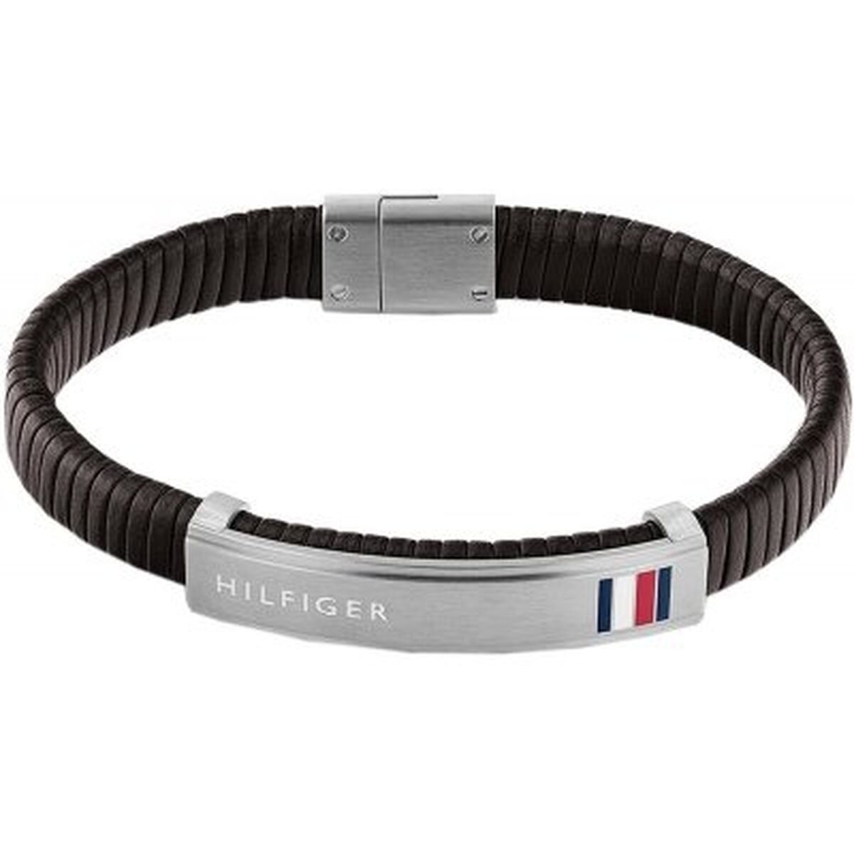 Bracciale Uomo Tommy Hilfiger – Acciaio e Pelle Marrone