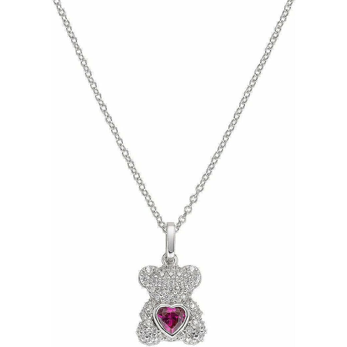 Collana Amen Punto Luce Viola con Zircone