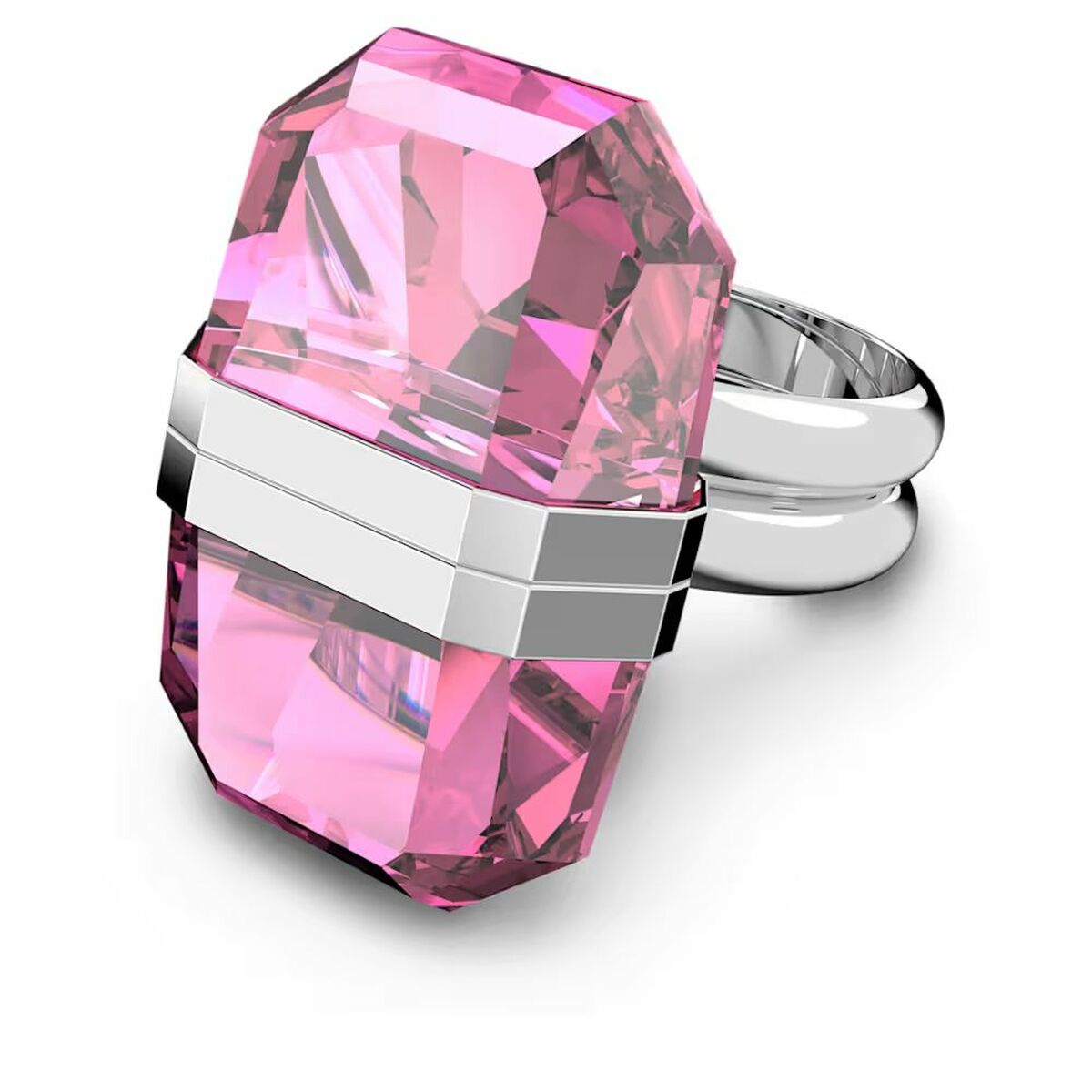 Anello Donna Swarovski 5633634 con Cristallo Rosa – Misura 12